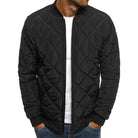 Men's diamond-quilted bomber jacket, product view