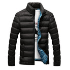 Men's lightweight stand-collar puffer jacket, product view