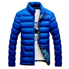 Men's lightweight stand-collar puffer jacket, product view