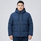 Men's big and tall hooded padded jacket, product view