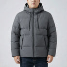 Men's big and tall hooded padded jacket, product view