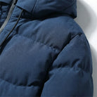 Men's big and tall hooded padded jacket, product view