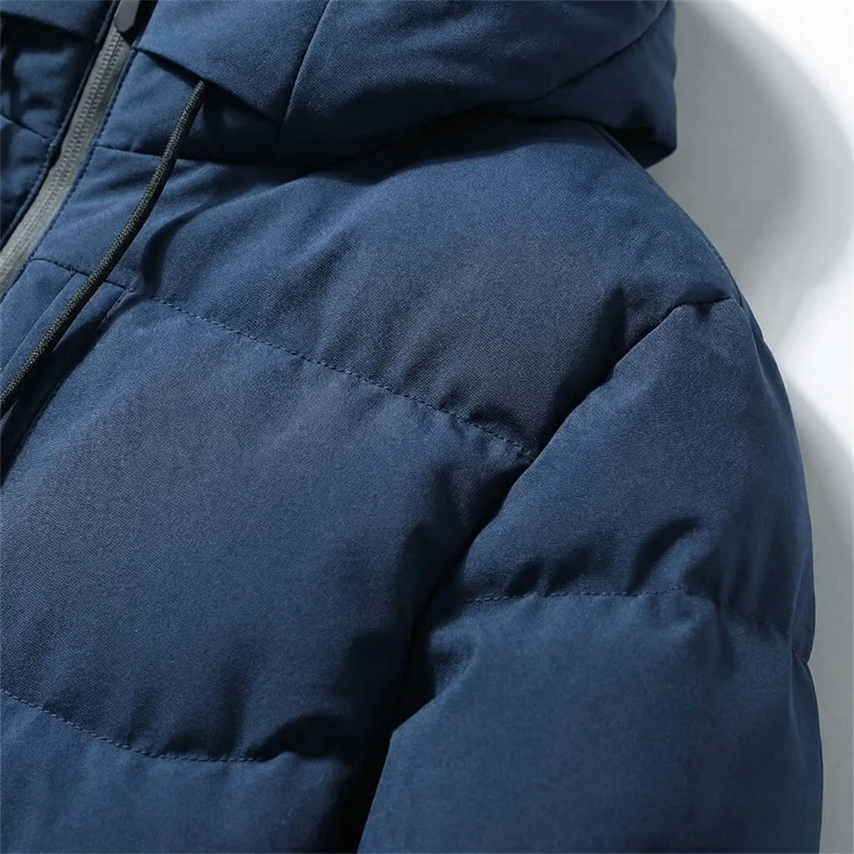 Men's big and tall hooded padded jacket, product view