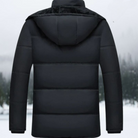 Men's fleece-lined hooded winter jacket, product view