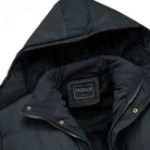 Men's fleece-lined hooded winter jacket, product view