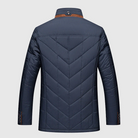 Men's quilted faux-fur collar jacket, product view
