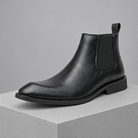 Men's Pointed-Toe Leather Chelsea Boots