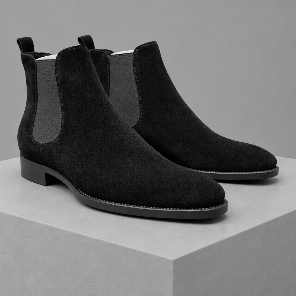 Men's Suede Chelsea Boots